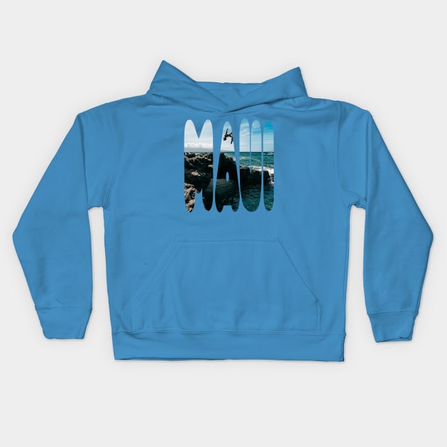 Maui Kids Hoodie by AndrewKennethArt